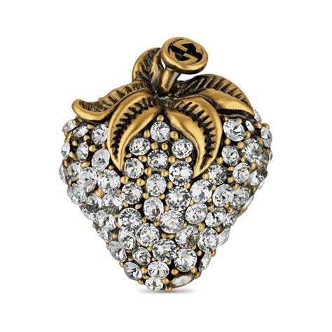 gucci strawberry ring